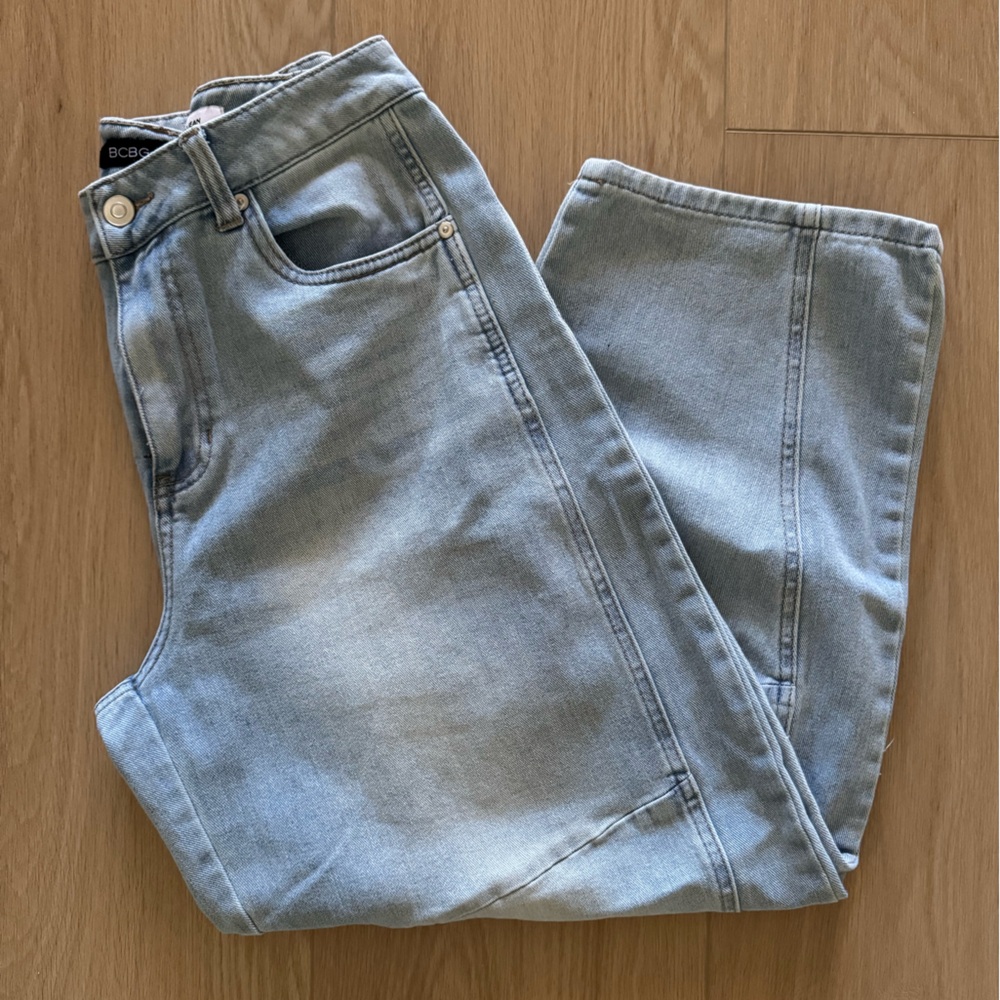 BCBGeneration Light Blue Wide Leg Jeans
